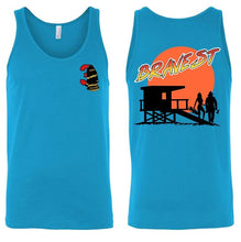 Load image into Gallery viewer, Bravest Beach Tank Top - Neon Blue